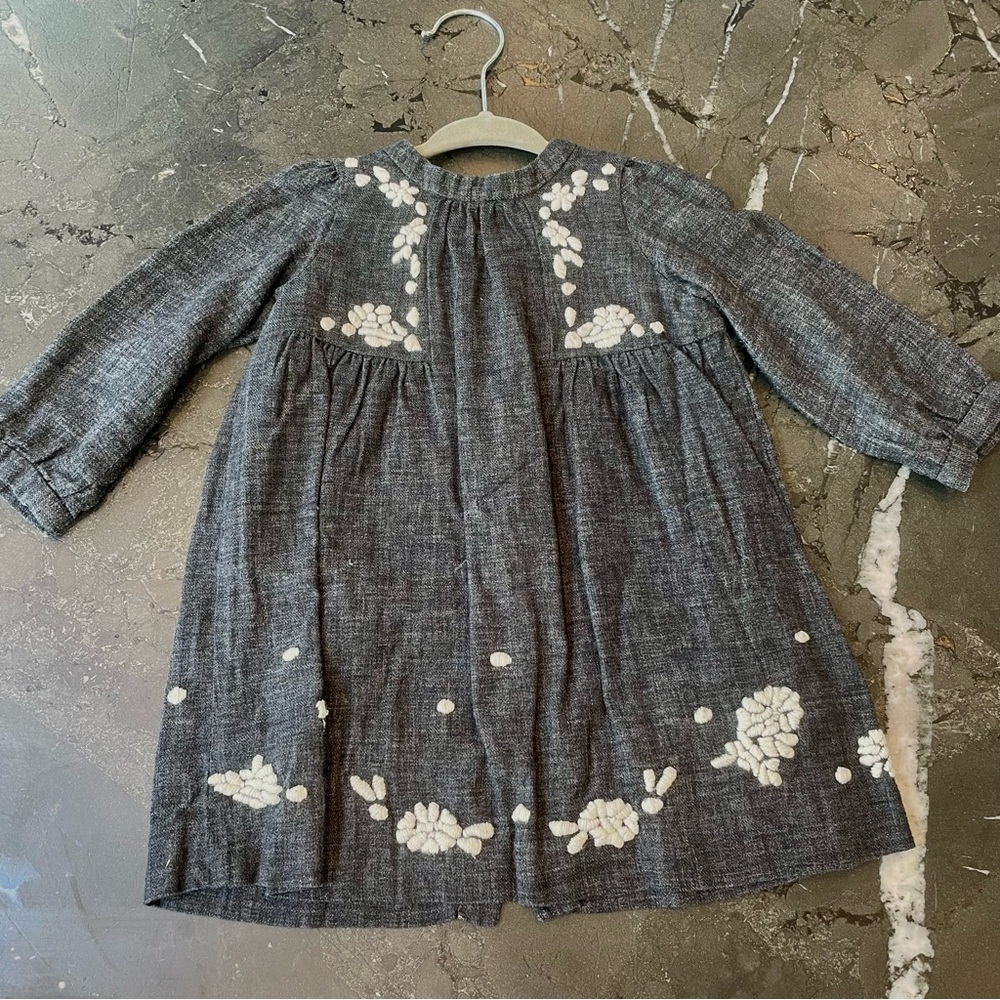 Bonpoint dress with embroidery.